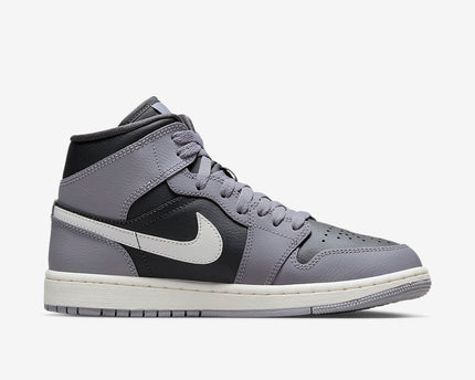 Men's Air Jordan 1 Mid 'Cement Grey' Shoes