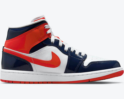 Men's Air Jordan 1 Mid 'Champs Colors' Shoes