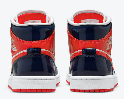 Men's Air Jordan 1 Mid 'Champs Colors' Shoes
