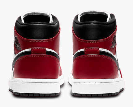 Men's Air Jordan 1 Mid 'Chicago Black Toe' Shoes
