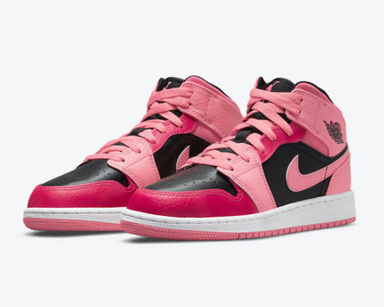 Men's Air Jordan 1 Mid 'Coral Chalk' Shoes