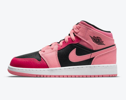 Men's Air Jordan 1 Mid 'Coral Chalk' Shoes