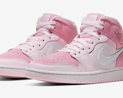 Men's Air Jordan 1 Mid 'Digital Pink' Shoes