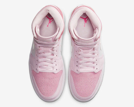 Men's Air Jordan 1 Mid 'Digital Pink' Shoes