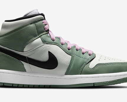 Men's Air Jordan 1 Mid 'Dutch Green' Shoes