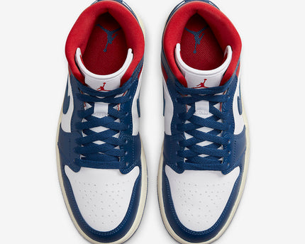 Men's Air Jordan 1 Mid 'French Blue' Shoes