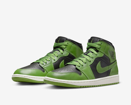 Men's Air Jordan 1 Mid 'Green' Shoes
