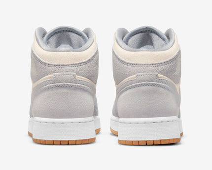 Men's Air Jordan 1 Mid 'Grey' Shoes