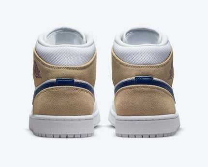 Men's Air Jordan 1 Mid 'Hairy Khaki' Shoes