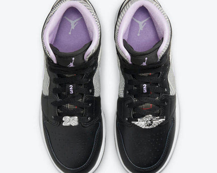 Men's Air Jordan 1 Mid 'Houndstooth' Shoes