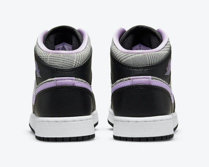 Men's Air Jordan 1 Mid 'Houndstooth' Shoes