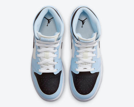 Men's Air Jordan 1 Mid 'Ice Blue' Shoes