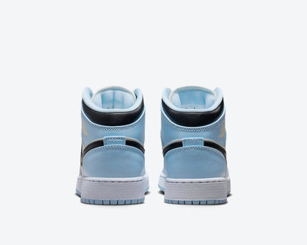 Men's Air Jordan 1 Mid 'Ice Blue' Shoes