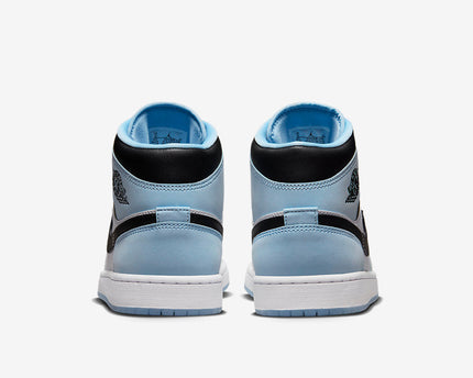 Men's Air Jordan 1 Mid 'Icy-Blue' Shoes