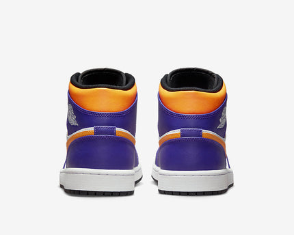 Men's Air Jordan 1 Mid 'Lakers' Shoes