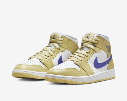 Men's Air Jordan 1 Mid 'Lemon Wash' Shoes