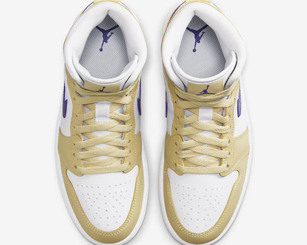 Men's Air Jordan 1 Mid 'Lemon Wash' Shoes