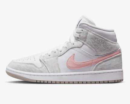 Men's Air Jordan 1 Mid 'Light Iron Ore' Shoes