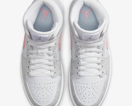 Men's Air Jordan 1 Mid 'Light Iron Ore' Shoes