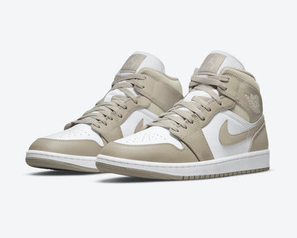 Men's Air Jordan 1 Mid 'Linen' Shoes