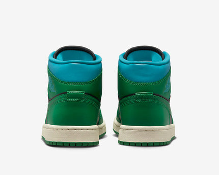 Men's Air Jordan 1 Mid 'Lucky Green' Shoes