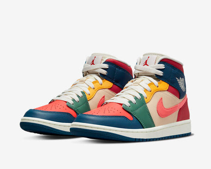 Men's Air Jordan 1 Mid 'Magic Ember' Shoes