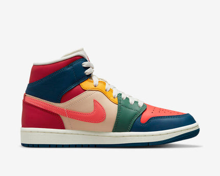 Men's Air Jordan 1 Mid 'Magic Ember' Shoes