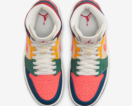 Men's Air Jordan 1 Mid 'Magic Ember' Shoes