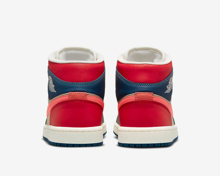 Men's Air Jordan 1 Mid 'Magic Ember' Shoes