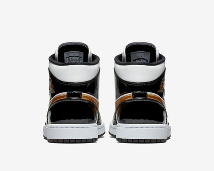 Men's Air Jordan 1 Mid 'Metallic Gold' Shoes