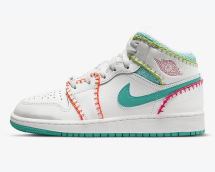 Men's Air Jordan 1 Mid 'Multi Knit' Shoes