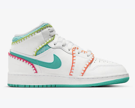 Men's Air Jordan 1 Mid 'Multi Knit' Shoes
