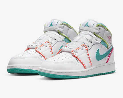 Men's Air Jordan 1 Mid 'Multi Knit' Shoes