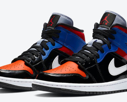 Men's Air Jordan 1 Mid 'Multi Patent' Shoes