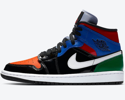 Men's Air Jordan 1 Mid 'Multi Patent' Shoes
