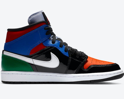 Men's Air Jordan 1 Mid 'Multi Patent' Shoes