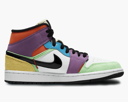Men's Air Jordan 1 Mid 'Multi-Color' Shoes