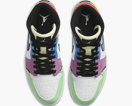 Men's Air Jordan 1 Mid 'Multi-Color' Shoes