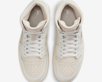 Men's Air Jordan 1 Mid 'Muslin Sail' Shoes