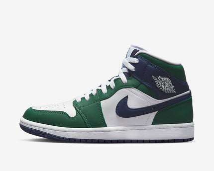 Men's Air Jordan 1 Mid 'Noble Green' Shoes