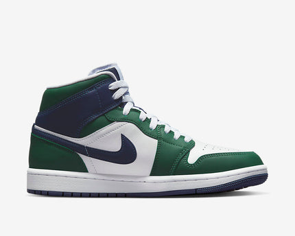 Men's Air Jordan 1 Mid 'Noble Green' Shoes