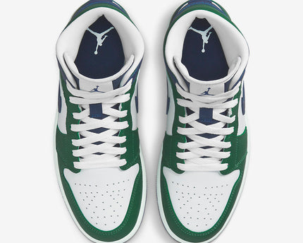 Men's Air Jordan 1 Mid 'Noble Green' Shoes