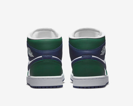 Men's Air Jordan 1 Mid 'Noble Green' Shoes