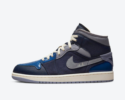 Men's Air Jordan 1 Mid 'Obsidian' Shoes