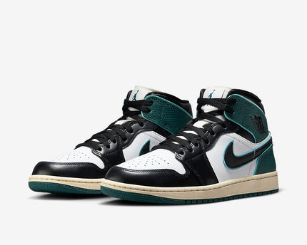 Men's Air Jordan 1 Mid 'Oxidized Green' Shoes