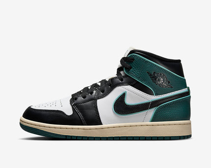 Men's Air Jordan 1 Mid 'Oxidized Green' Shoes