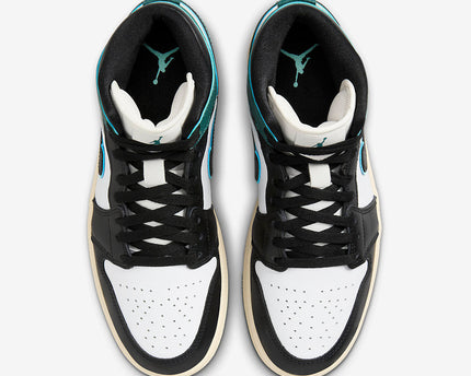 Men's Air Jordan 1 Mid 'Oxidized Green' Shoes