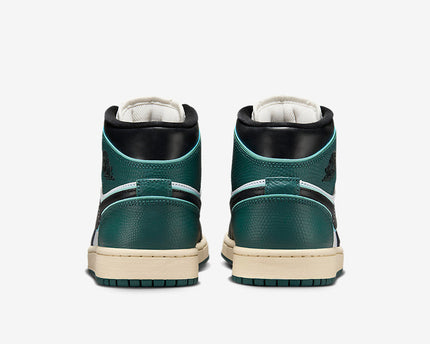 Men's Air Jordan 1 Mid 'Oxidized Green' Shoes