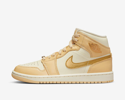 Men's Air Jordan 1 Mid 'Pale Vanilla' Shoes