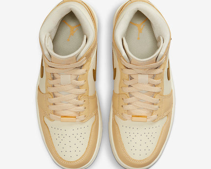 Men's Air Jordan 1 Mid 'Pale Vanilla' Shoes